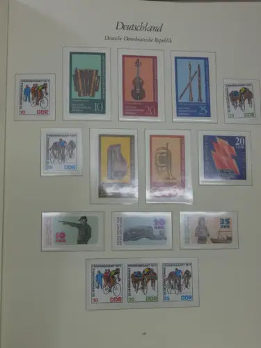 DDR ** komplett und etwas SBZ in 6 Borek Bindern #MA043
