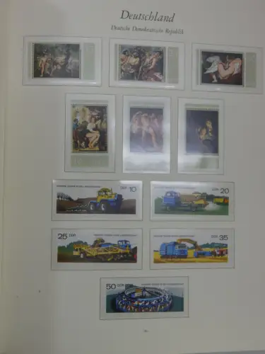 DDR ** komplett und etwas SBZ in 6 Borek Bindern #MA043