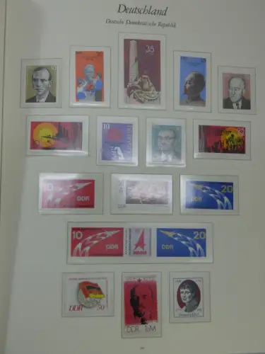 DDR ** komplett und etwas SBZ in 6 Borek Bindern #MA043