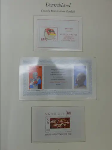 DDR ** komplett und etwas SBZ in 6 Borek Bindern #MA043