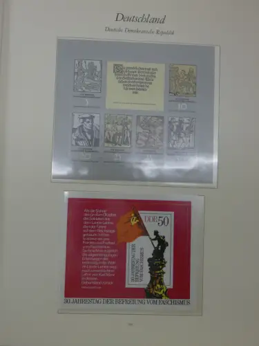 DDR ** komplett und etwas SBZ in 6 Borek Bindern #MA043