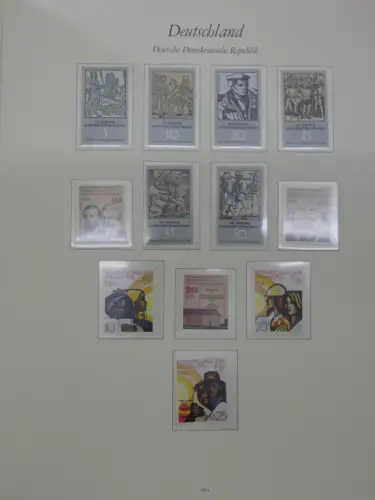 DDR ** komplett und etwas SBZ in 6 Borek Bindern #MA043