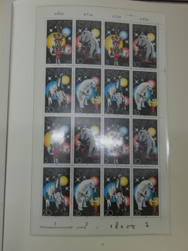 DDR ** komplett und etwas SBZ in 6 Borek Bindern #MA043