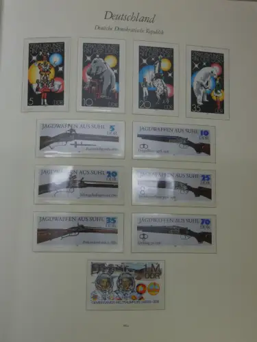 DDR ** komplett und etwas SBZ in 6 Borek Bindern #MA043