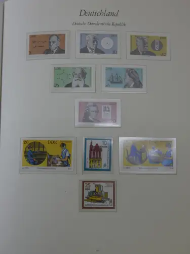 DDR ** komplett und etwas SBZ in 6 Borek Bindern #MA043