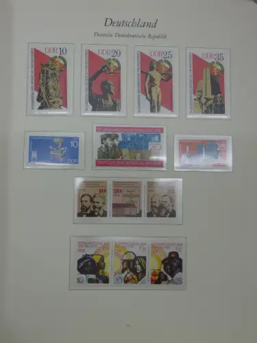 DDR ** komplett und etwas SBZ in 6 Borek Bindern #MA043