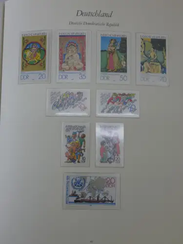 DDR ** komplett und etwas SBZ in 6 Borek Bindern #MA043