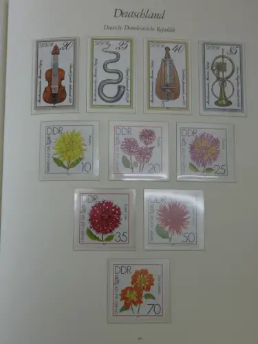 DDR ** komplett und etwas SBZ in 6 Borek Bindern #MA043