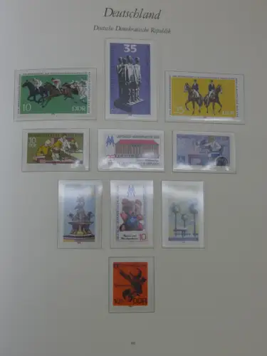 DDR ** komplett und etwas SBZ in 6 Borek Bindern #MA043