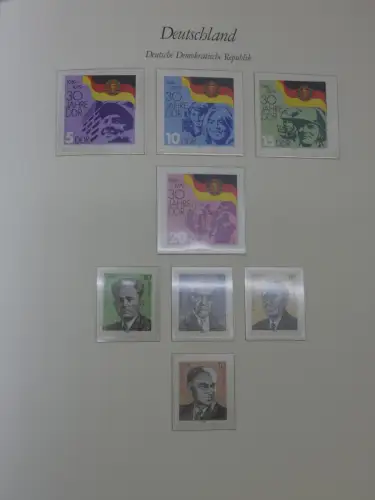 DDR ** komplett und etwas SBZ in 6 Borek Bindern #MA043