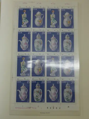 DDR ** komplett und etwas SBZ in 6 Borek Bindern #MA043