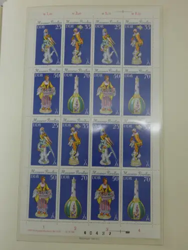 DDR ** komplett und etwas SBZ in 6 Borek Bindern #MA043