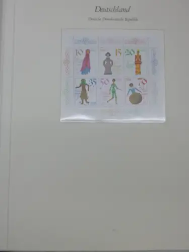 DDR ** komplett und etwas SBZ in 6 Borek Bindern #MA043