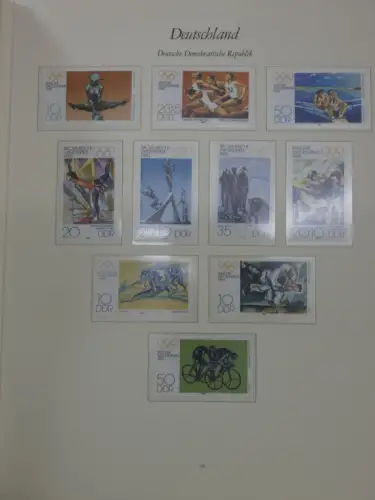 DDR ** komplett und etwas SBZ in 6 Borek Bindern #MA043