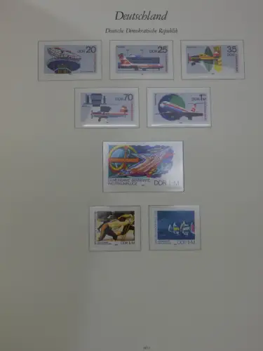 DDR ** komplett und etwas SBZ in 6 Borek Bindern #MA043