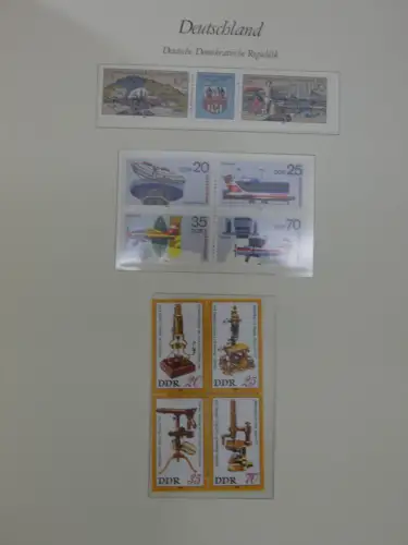 DDR ** komplett und etwas SBZ in 6 Borek Bindern #MA043