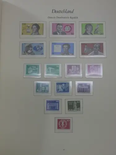 DDR ** komplett und etwas SBZ in 6 Borek Bindern #MA043