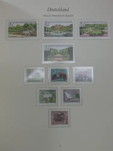 DDR ** komplett und etwas SBZ in 6 Borek Bindern #MA043