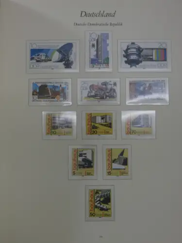 DDR ** komplett und etwas SBZ in 6 Borek Bindern #MA043