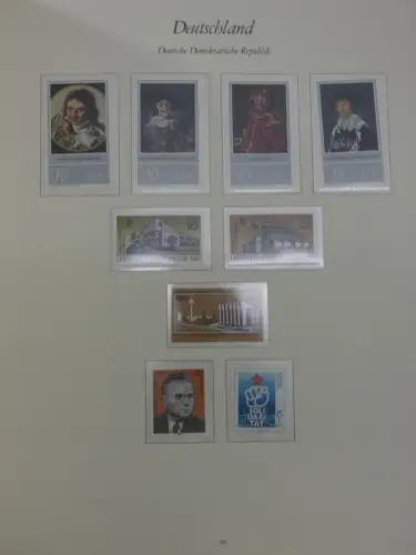 DDR ** komplett und etwas SBZ in 6 Borek Bindern #MA043