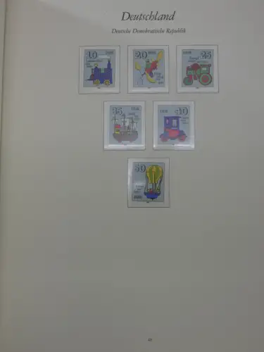 DDR ** komplett und etwas SBZ in 6 Borek Bindern #MA043