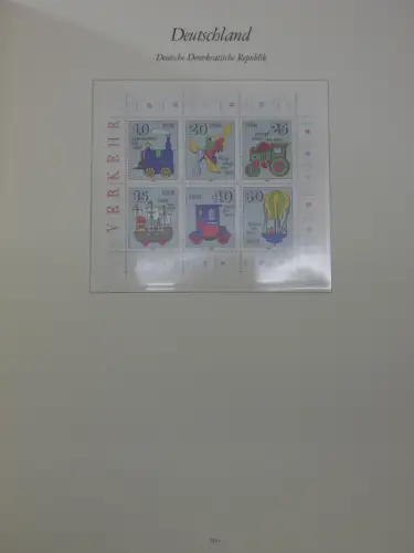 DDR ** komplett und etwas SBZ in 6 Borek Bindern #MA043