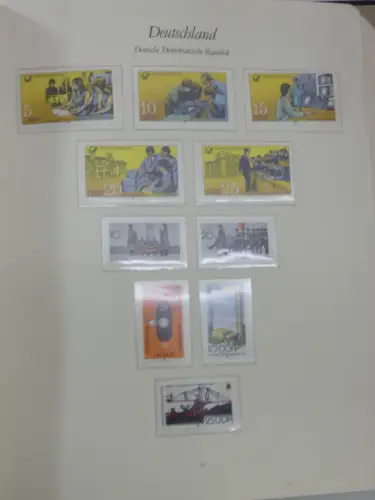 DDR ** komplett und etwas SBZ in 6 Borek Bindern #MA043