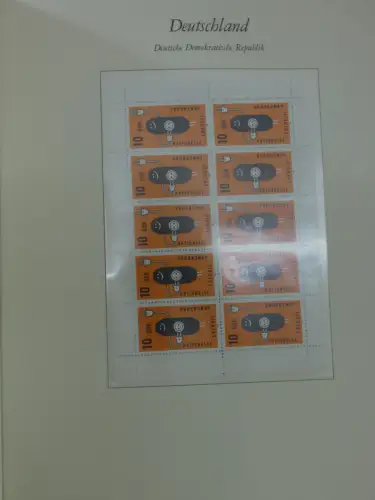 DDR ** komplett und etwas SBZ in 6 Borek Bindern #MA043