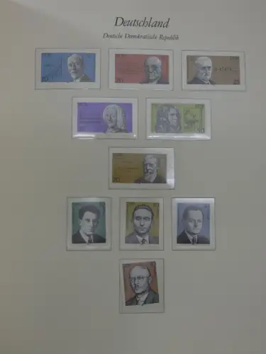 DDR ** komplett und etwas SBZ in 6 Borek Bindern #MA043