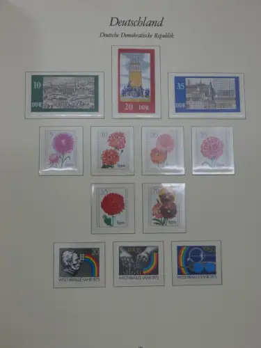 DDR ** komplett und etwas SBZ in 6 Borek Bindern #MA043