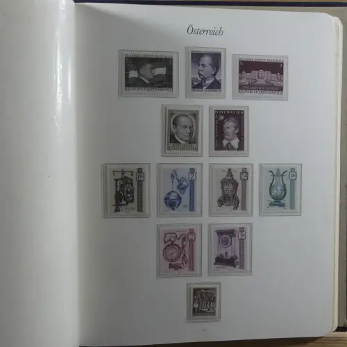 Österreich postfrisch besammelt in 2 Borek Binder #MA039
