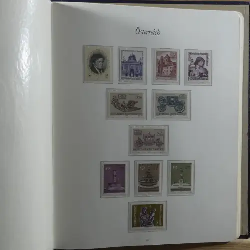 Österreich postfrisch besammelt in 2 Borek Binder #MA039