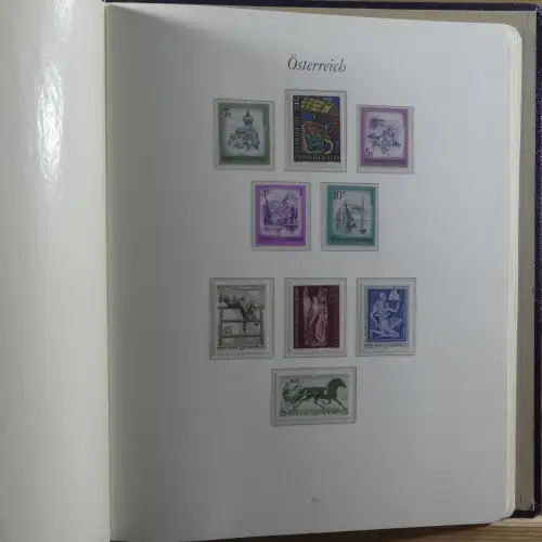 Österreich postfrisch besammelt in 2 Borek Binder #MA039