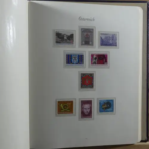 Österreich postfrisch besammelt in 2 Borek Binder #MA039