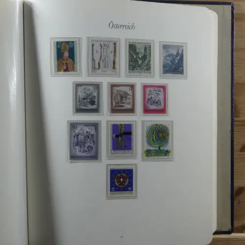 Österreich postfrisch besammelt in 2 Borek Binder #MA039