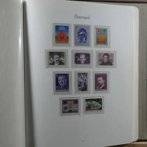 Österreich postfrisch besammelt in 2 Borek Binder #MA039