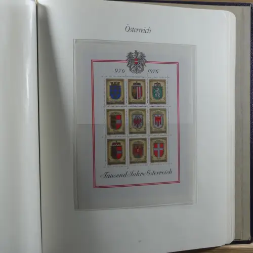 Österreich postfrisch besammelt in 2 Borek Binder #MA039