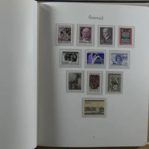 Österreich postfrisch besammelt in 2 Borek Binder #MA039