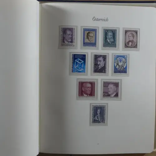 Österreich postfrisch besammelt in 2 Borek Binder #MA039