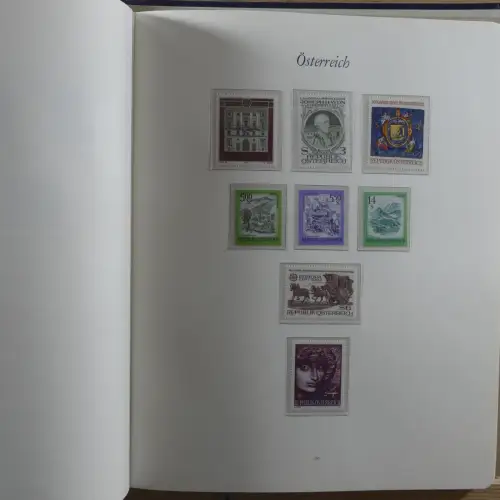 Österreich postfrisch besammelt in 2 Borek Binder #MA039