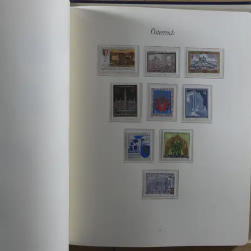 Österreich postfrisch besammelt in 2 Borek Binder #MA039