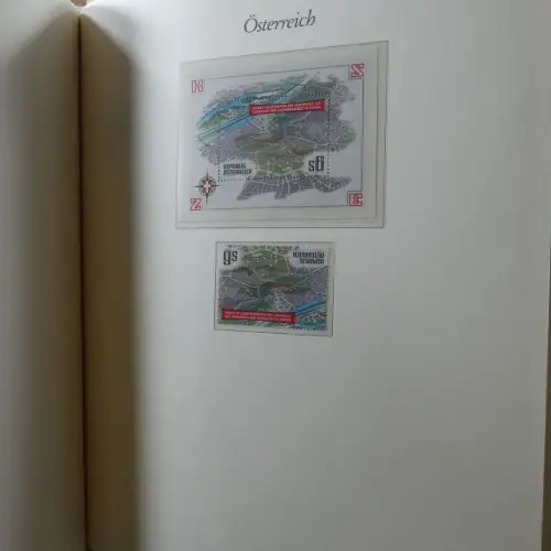 Österreich postfrisch besammelt in 2 Borek Binder #MA039