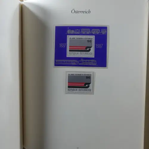Österreich postfrisch besammelt in 2 Borek Binder #MA039