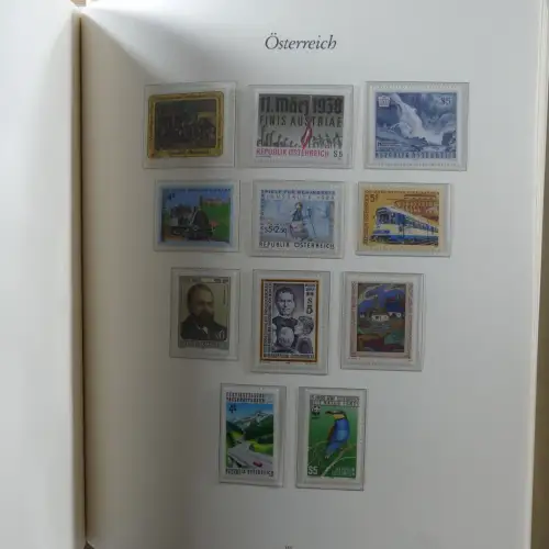 Österreich postfrisch besammelt in 2 Borek Binder #MA039
