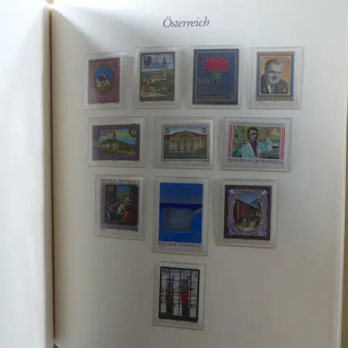 Österreich postfrisch besammelt in 2 Borek Binder #MA039