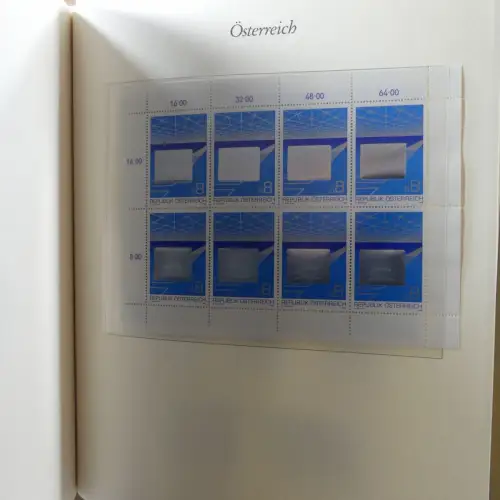 Österreich postfrisch besammelt in 2 Borek Binder #MA039