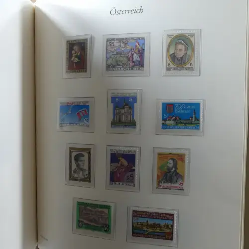 Österreich postfrisch besammelt in 2 Borek Binder #MA039