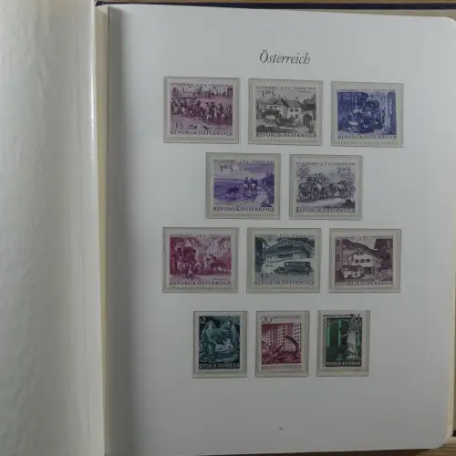 Österreich postfrisch besammelt in 2 Borek Binder #MA039