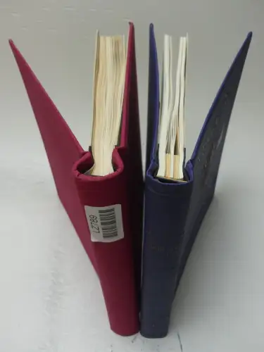 Deutsches Reich ab 1872-1933 teilbesammelt in 2 Leuchtturm Vordrucken #LZ789