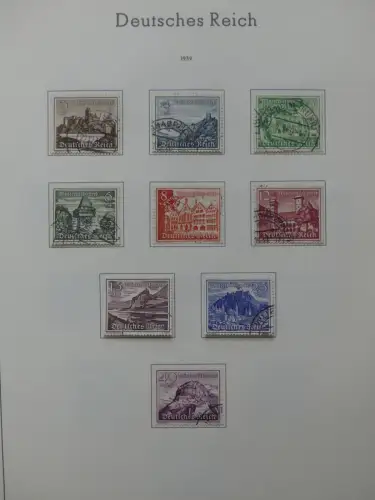 Deutsches Reich ab 1872-1933 teilbesammelt in 2 Leuchtturm Vordrucken #LZ789